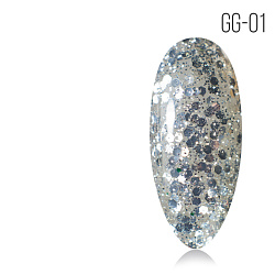 Гель-лак MIO Nails Коллекция «Glitter Gel» № 01