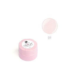 ADRICOCO Гель для наращивания ногтей №01 прозрачный светло-розовый (10 мл.)