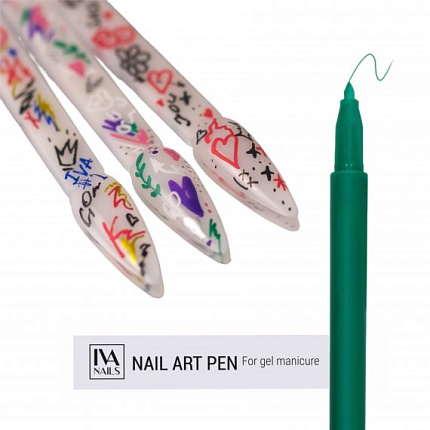 Акриловый фломастер IVA Nails (Green)