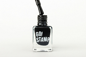 Лак для стемпинга Go Stamp 01 Blackout 6 мл