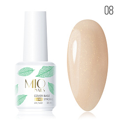 MIO Nails Cover Luxe Shimmer Base 08 - 15 мл