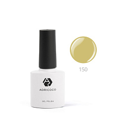 Цветной гель-лак ADRICOCO №150 золотисто-оливковый (8 мл.)		