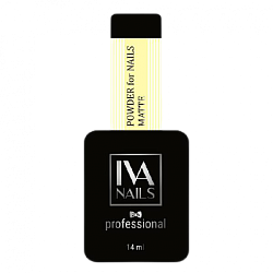 IVA Nails Идеальный матовый топ Powder For Nails, 14ml