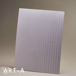 3D эластичные наклейки полосы WHITE (гнутся)