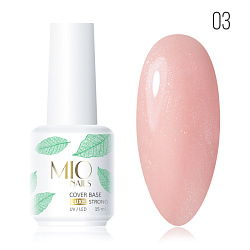 MIO Nails Cover Luxe Shimmer Base 03 - 15 мл