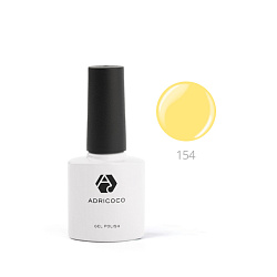 Цветной гель-лак ADRICOCO №154 сочный лимон (8 мл.)