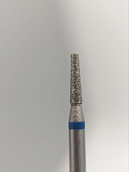 Фреза алмазная Усеченный конус 172.100.18 синяя насечка Кристалл