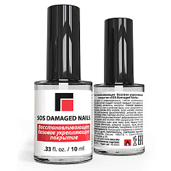 Лечебная Система Milv  «SOS Damaged Nails» восстанавливающее  базовое укрепляющее  покрытие 10 мл