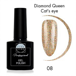 Гель-лак LunaLine Коллекция Diamond Queen Cat's eye 08