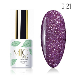 Гель-лак MIO Nails G-21. Пурпурный блеск 