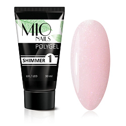 MIO Nails Полигель Shimmer №1 - 30 мл	