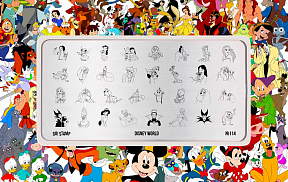 Пластина для стемпинга Go Stamp 114 Disney World 