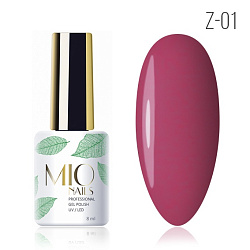 Гель-лак MIO Nails Z-01. Розовая помада 