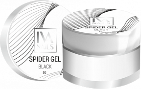IVA Nails гель-краска Spider Gel (Black) паутинка 