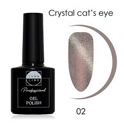 Гель-лак LunaLine Коллекция Crystal cat's eye 02 rose gold	