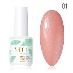 MIO Nails Cover Luxe Shimmer Base 01 - 15 мл