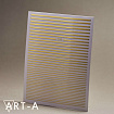 Art-A 3D металлические наклейки полосы GOLD (гнутся)
